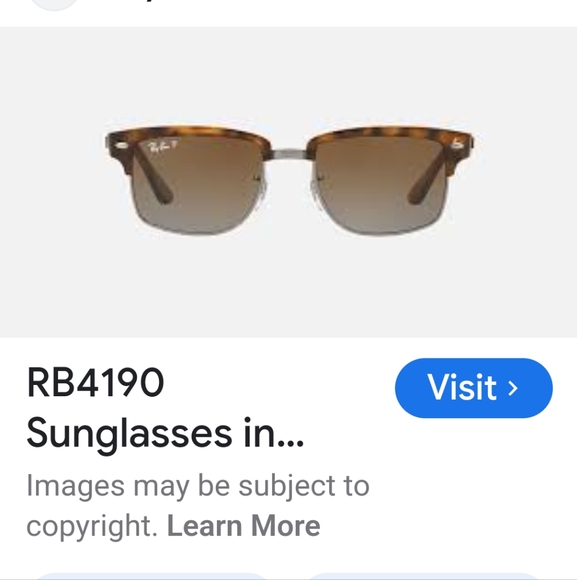 Ray-Ban polarized Clubmaster Tortoise Sunglasses with Case NWT - Picture 6 of 6